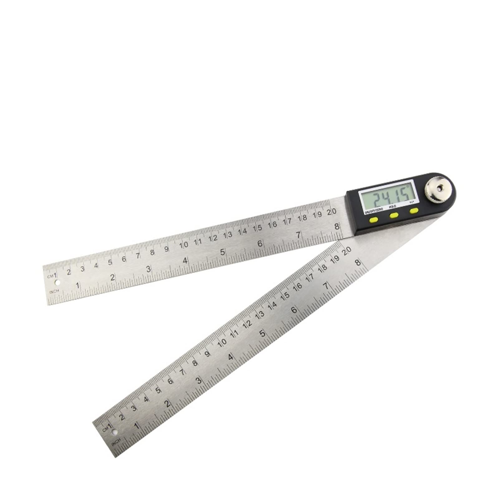 Goniometro digitale Strumenti elettronici da falegname Angle Finder Multi angolo di misurazione Righello Angolo, Strumento preciso(Protractor Blue P3)