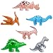 Fun Central 6 Pack - Jumbo Inflatable Dinosaur Pool Party Supplies for Kids