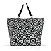 reisenthel shopper XL - sac de shopping pour vos courses, 1 poche intérieure zippée et poche pour téléphone portable, 2 anses, ouverture avec fermeture zippée, volume 35l, en noir signature