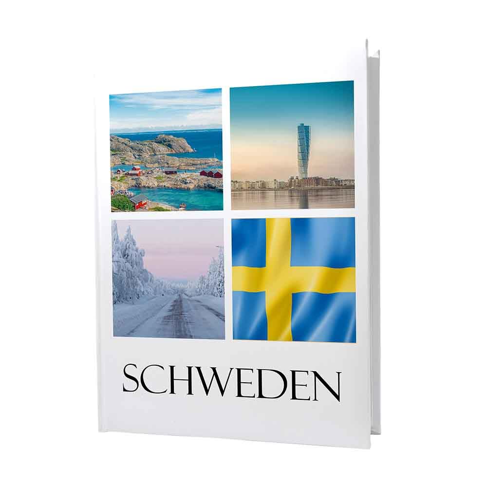 Urlaubsfotoalbum 15x21: Schweden, Fototasche für Fotos, Taschen-Fotohalter für lose Blätter, Urlaub Schweden, Handgemachte Fotoalbum