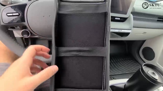 GAFAT Compatible Con Hyundai Ioniq 5 2021-2024 2025 Funda Para Reposabrazos Central, Ioniq 5 2024 Consola Central Protección Reposabrazos, Tapicería De Piel PU, Accesorios Ioniq 5 (Nero