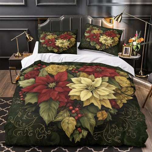 Housse de couette Noël 135x200 microfibre lit single enfant - 2