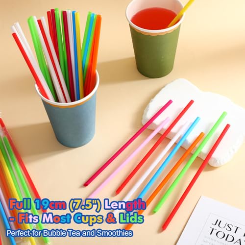 Pitillos desechables multicolor 7.5 pulgadas 5000 pcs miniatura 3