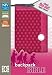 NIV, Backpack Zipper Bible, Imitation Leather, Pink, Red Letter