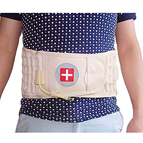 Goldmille Decompression Back Belt Lumbar Spine Support for Lower Back Pain Relief - One Size Fits 29-49 Waist - Image 3