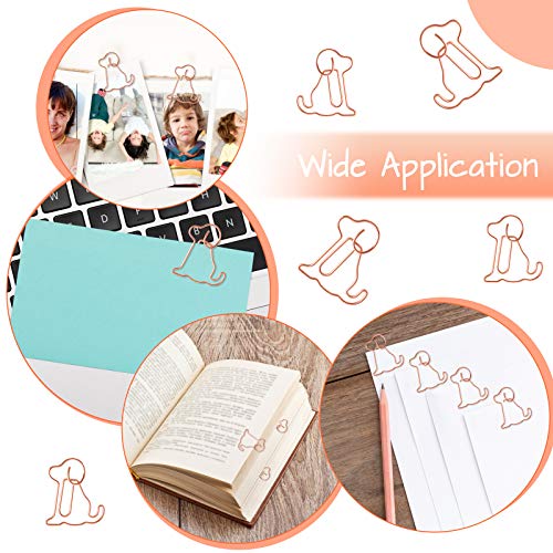 50 Pcs Hund Büroklammern Cartoon Lesezeichen Büroklammern Metall Büroklammern Deko Büroklammern Hünd Lesezeichen Büroklammern für Büro Schule Hause Notebook Poster Foto Schreibwaren & Bürobedarf