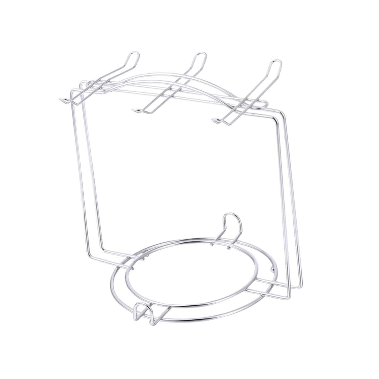 OUNONA Cup Plate Organizer Kitchen Cabinet Shelf Rack for Cups Plates Multifunctional Storage for Countertops and Cabinets for Home Office