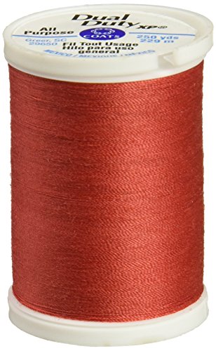 Hilo Coats Thread & Zippers S910-2170 250 yardas rojo miniatura 1