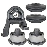 waltyotur 5Pcs Rear Differential Arm Mounting Bushing with Top Support Repair Kit Replacement for Honda Civic CR-V Edix Odyssey Stream 2000-2012