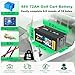 72AH 48V Lithium Battery,72AH Golf Cart Lithium Battery 48V kit,Peak Current 800A,Built-in 200A BMS and Bluetooth,with 18A Charger and LCD Touch Monitor,Up to 8000+ Deep Cycle,Perfect for Golf Carts