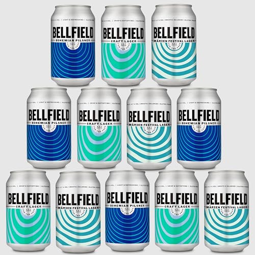 Bellfield Brewery: Mixed Case Lagers & Pilsners (vegan & gluten-free craft beer)