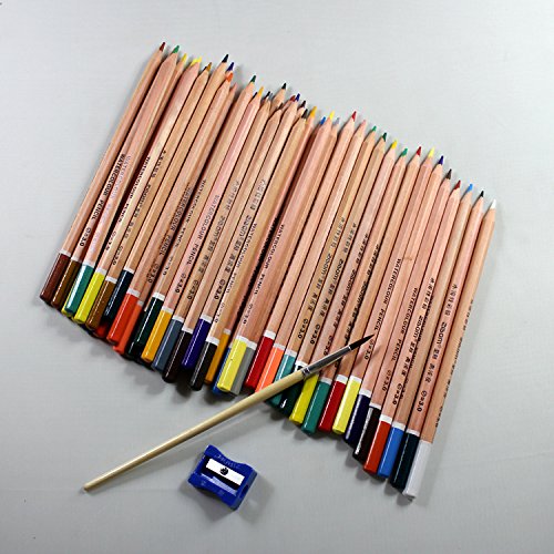 Crayon de couleur lot de 48 peinture aquarelle fournitures beaux arts