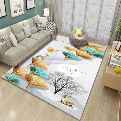 Tapis doux chambre gris lavable pour des pieds au chaud le matin - 2