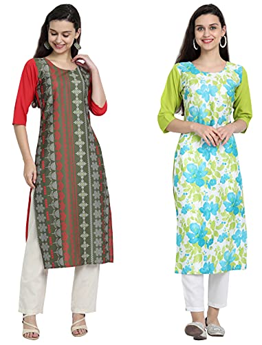 Image of Women's Crepe Regular Kurta