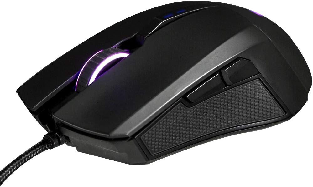 TRITTON 5000DPI Gaming Mouse with Side Buttons, RGB Breathing Light Gaming Mice Ergonomic High-Precision PC Gaming Mouse, Auto Sleeping for MAC/Laptop/PC/Notebook