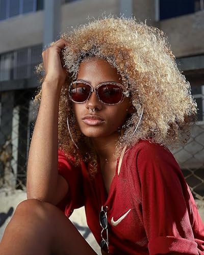 Joopin Leopard Butterfly & Tortoise Square Sunglasses Bundle, Fashion Brown Sun Glasses Polarized UV Protection Thick Frame Driving Shades for Sensitive Eyes2