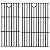 17" Grill Grates for Charbroil Performance 2 Burner 463630021 463660421 463655021 463630422 463655421, Cooking Grids for Charbroil Grills, Replacement Parts for G426-0004-W1 G426-0005-W1, Cast Iron
