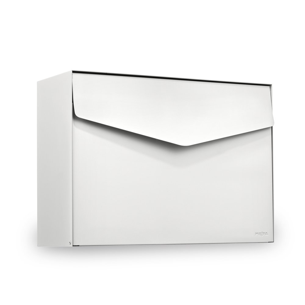 MEFA Letter Mailbox - Pure White (RAL 9010)