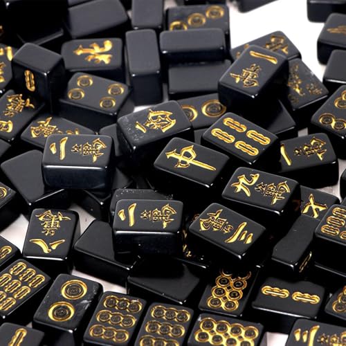 Jeu de Société Mahjong complet résolvant le manque d'accessoires avec ses dés