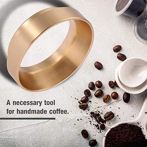 Diyeeni Coffee Dosing Ring Universal 58 mm,Portafiltros Espresso Dosing Funnel Durable y Práctico Aluminium Dosing Ring (rojo) - Imagen 3