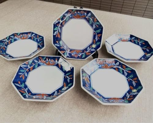 源右衛門窯 染錦 栗絵 花型 銘々皿 5客組 Amazon.co.jp: (箱有り)有田焼 源右衛門窯 染錦栗絵 銘々皿揃