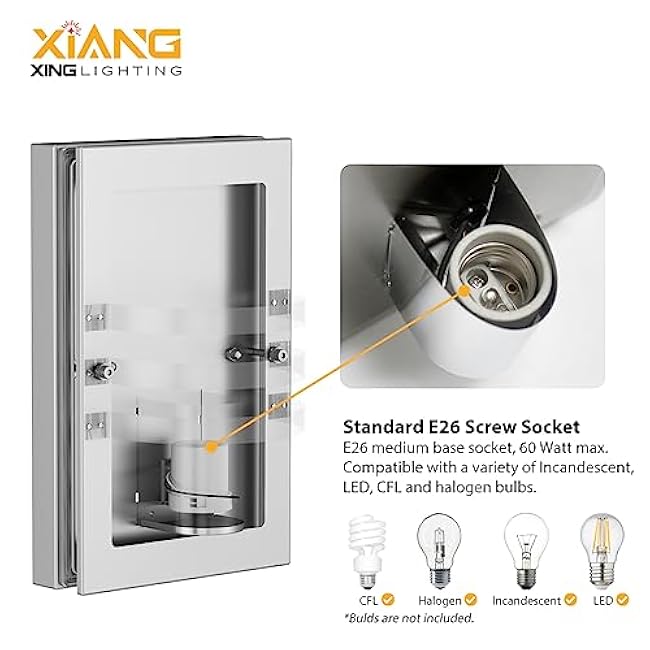 Outdoor Wall Sconce #1150 Stainless Steel Finished