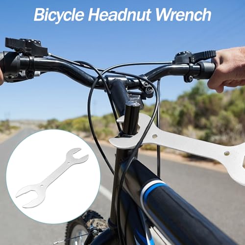 CZMTBO Clé de guidon de vélo 4 en 1, 30, 32, 36, 40 mm, en acier au carbone, jeu de direction pour vélo de route, fourche avant – vue 5