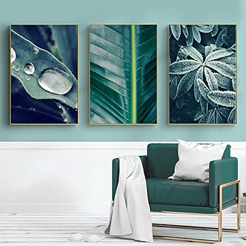 Peinture sur toile grand format pour habiller un grand mur vide de salon scandinave