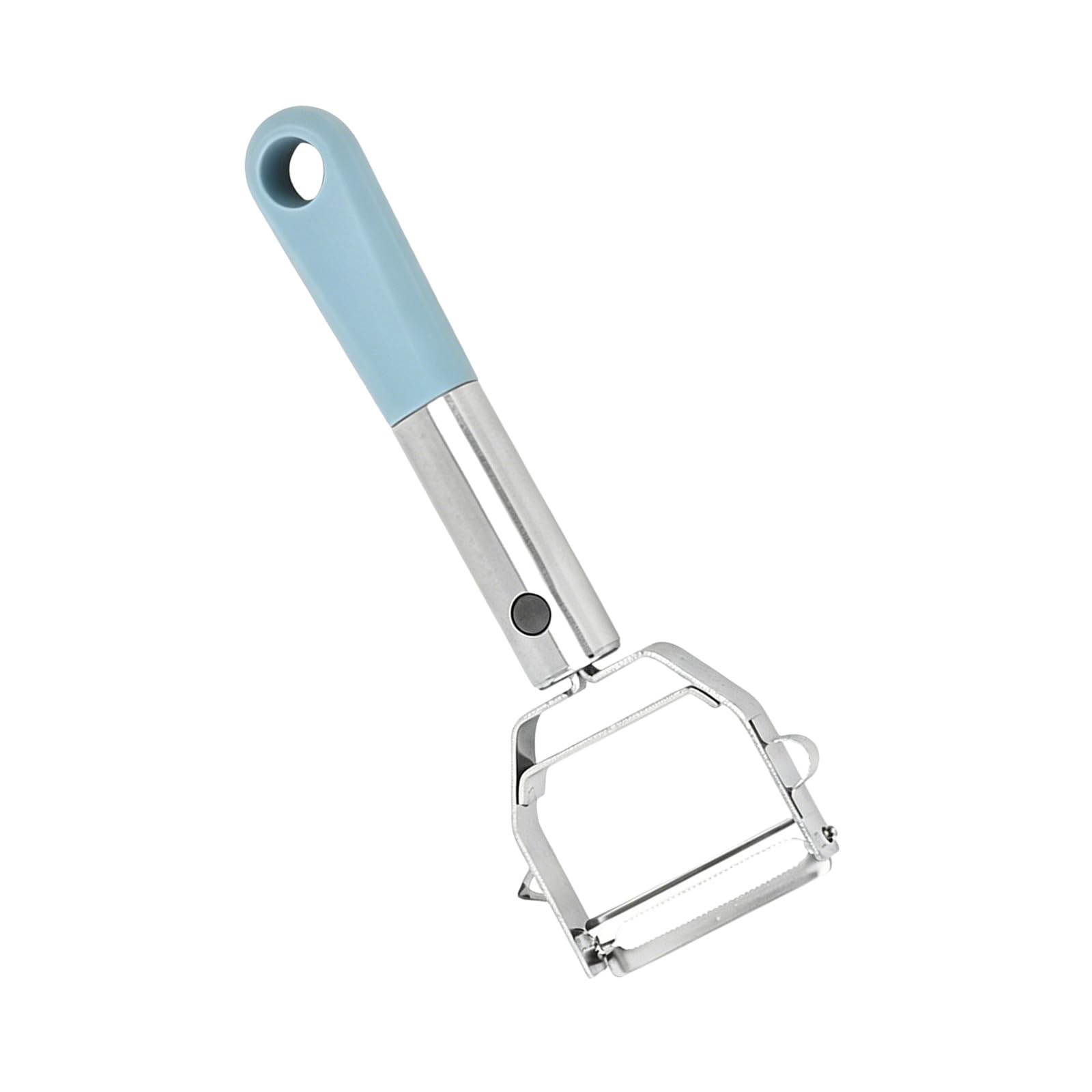 Descascador de aço inoxidável para batatas, cenouras e outros vegetais, ergonômico,