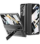 Miimall Kompatibel mit Samsung Galaxy Z Fold 5 Hülle mit Displayschutz Kameraschutz, [Hinged Cove...