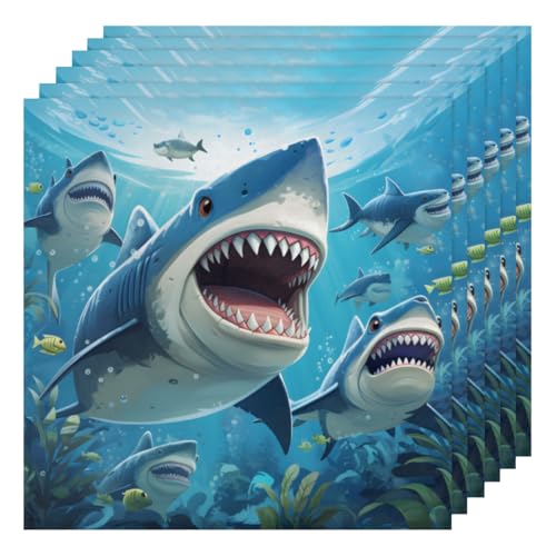 Servilletas de Tela Juego x6 50.5x50.5 cm Multicolor miniatura 1