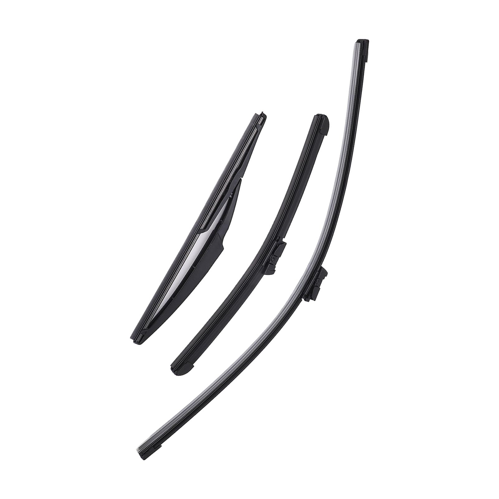Sostituzione delle Spazzole dei Tergicristalli per Fia t 500 500C 500L 2009-2023, Set di Spazzole dei Tergicristalli Anteriori e Posteriori (confezione 3)