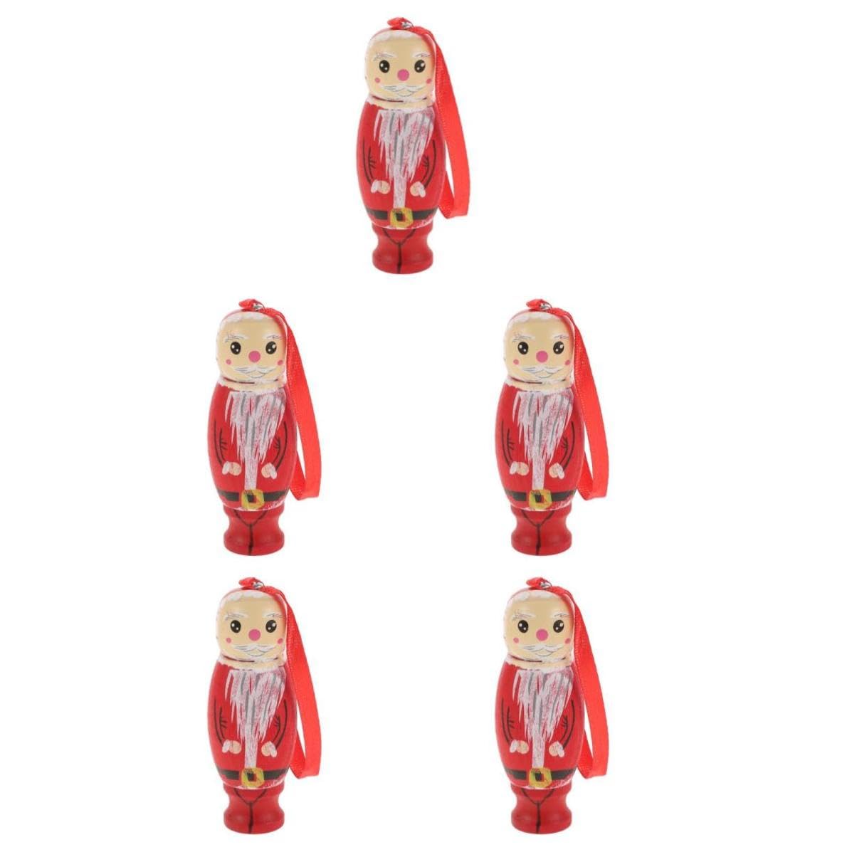 TOYANDONA 5 Stück Weihnachtsmann Hängedekoration, Rot für Kaffeehäuser