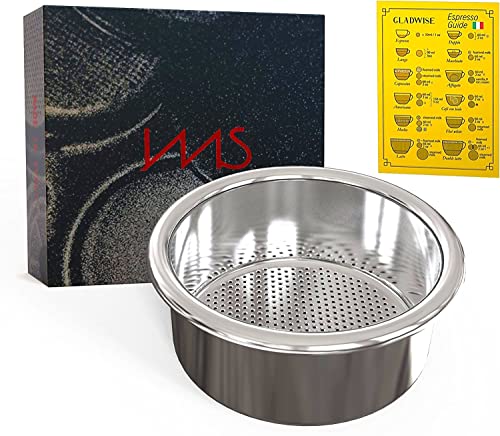 IMS - Cesta de 54 mm para Breville 18-22 g, cesta de precisión para manipuladores de 53-54 mm y portafiltros sin fondo