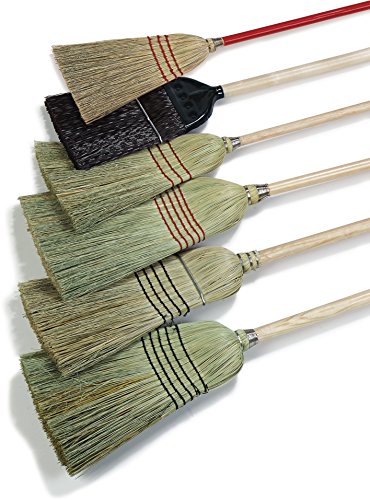 Carlisle Foodservice Products 4135067 Commercial Corn Broom With Solid Wood Handle, 12" Wide (Case Of 12) #TOP6