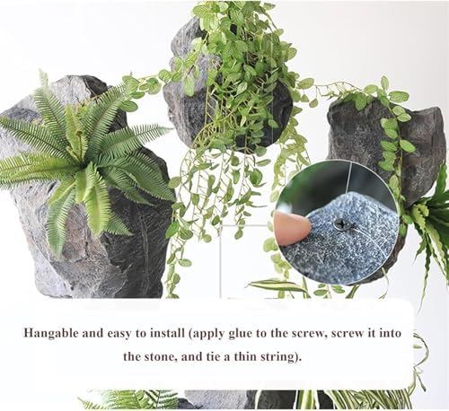 Decorative Landscape Rock Covers for Yard - Realistic PU Foam Fake Rocks, Lightweight Outdoor Faux Stone Décor, Versatile Septic Tank Covers, Durable Garden Landscaping Stones