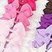 CÉLLOT 40pcs 3.5 inch Hair Bows for Girls Grosgrain Ribbon Toddler Hair Bows Alligator Clips for Baby Girls Kids Teens Back to School Hair Accessories in Pairs