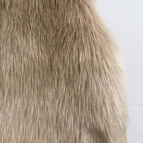 Faux 𝗙𝘂r Vest Jacket for Toddler Girls Open Front Sleeveless Thick 𝐅𝐥uffy Coat Windproof Shaggy Outerwear4