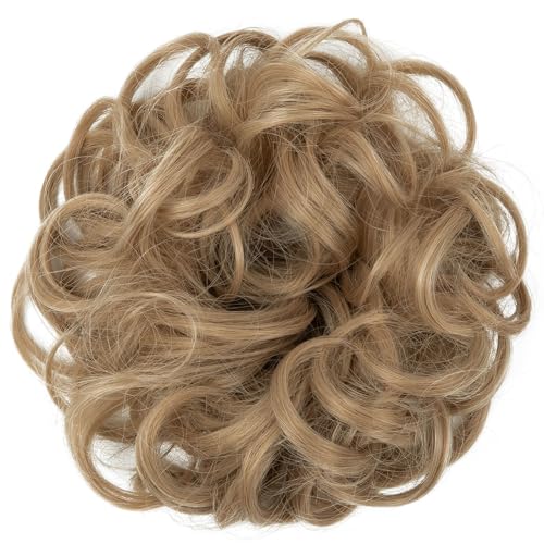 Grande Chignon Finto per Capelli, 1 Pezzi Ondulato Chignon Finto per Capelli Sintetica Coda di Cavallo Posticci per Capelli Spessi Updo per Donne, Elastico Capelli Finti Capelli Chignon Extension