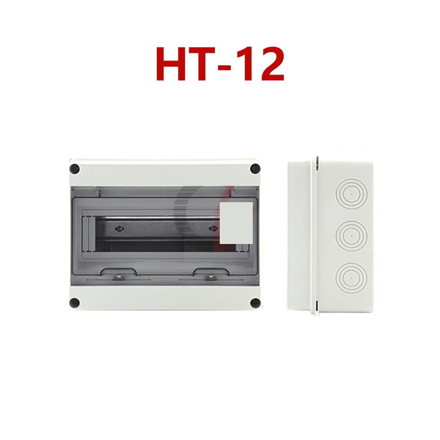 2/5/8/12/15/18/24 Ways Outdoor Waterproof Electrical Distribution Box Circuit Breaker MCB Power Plastic Junction Wire Box IP65(HT12)