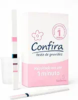 Teste de Gravidez Confira Resultado em 1 Minuto 99,9% de Precisão Frasco Coletor Embalagem Discreta (10)
