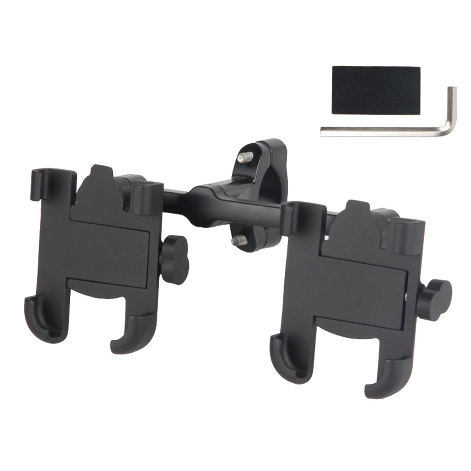 Kalttoy Aluminum Alloys Bike Phone Stand Bicycles Phone Clamps Scooter Clip Adjustable Nonslip Cycling Brackets Enduring Scooter Clip