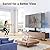 PERLESMITH Mobile TV Stand & Swivel Universal TV Stand PSTVMC06&PSTVS02