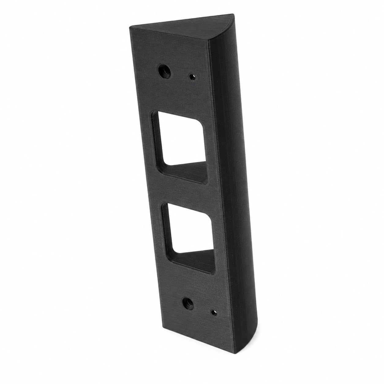 Splash N Color Black Splashncolor 45 Degree Angle Mount Bracket Compatible With Eufy Video Doorbell – Better Side-View Entry Coverage | Screw-On Corner Wedge Base For Battery Powered 2K Camera Setup