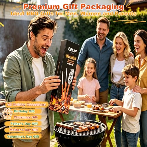 Ezilif Multifunctional BBQ Tools Set with 7-in-1 Grill Spatula and Tongs - Image 6