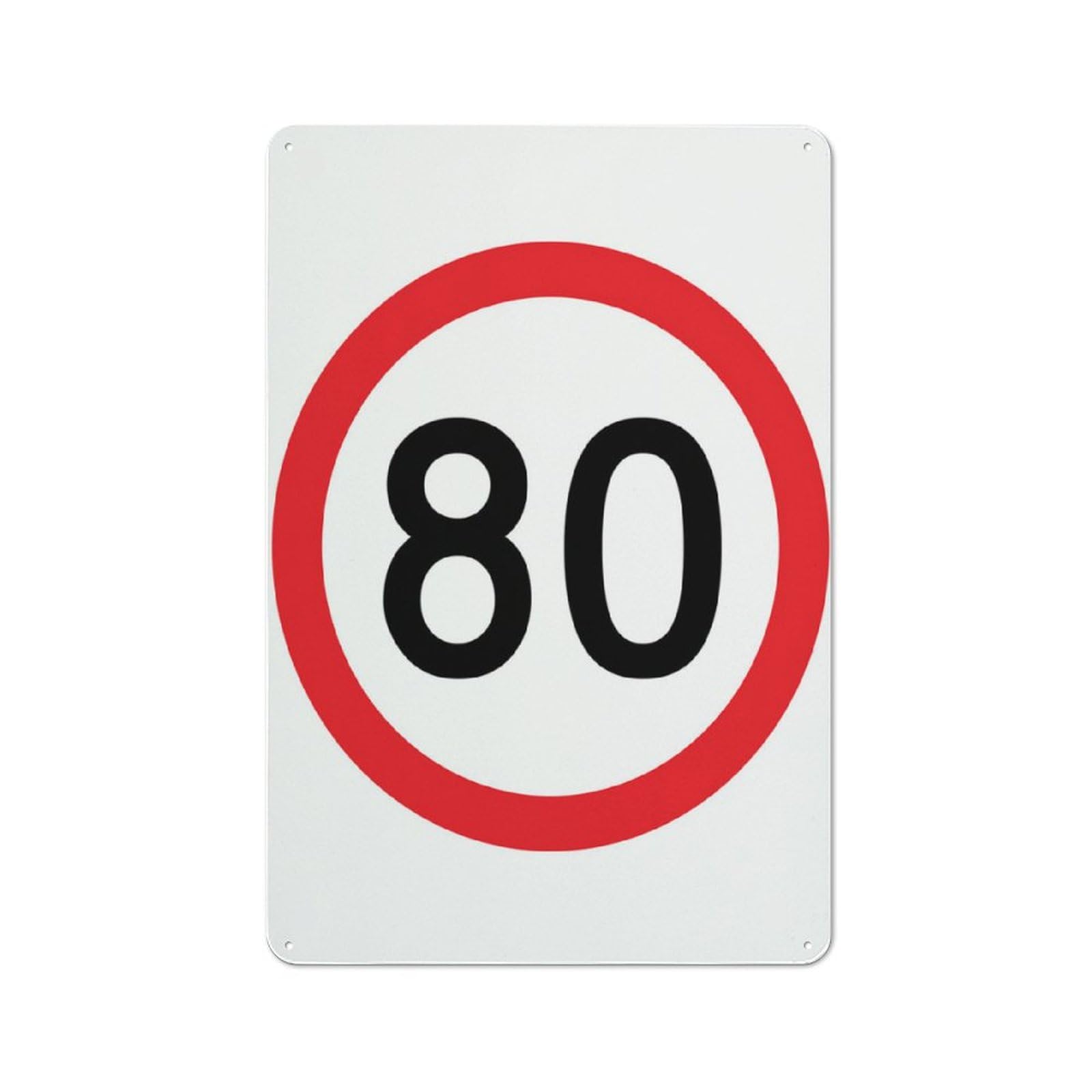 Amazon.com: Speed Limit 80 Kph Sign Safe Sign, Signs Outdoor, 12 X