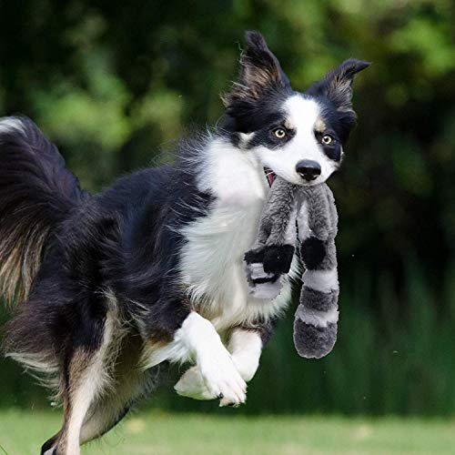 PDTO Hundespielzeug ohne Füllung, Quietschspielzeug für Hunde für kleine und mittelgroße Hunde (3 Packungen - 46 cm)