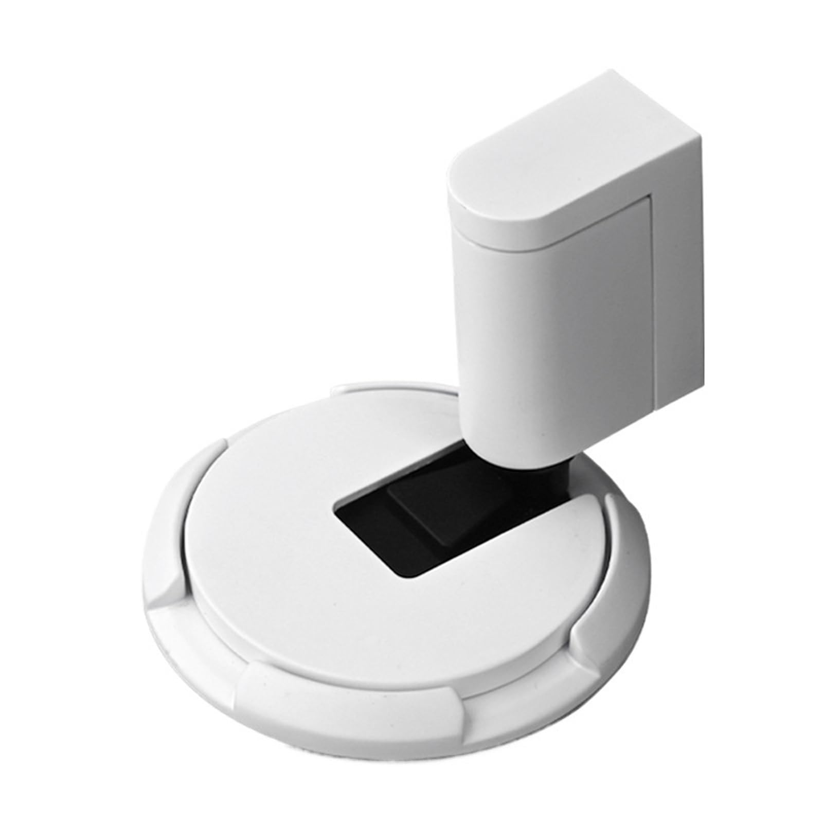 Kdhcvkz White 1Pcs Heavy Duty No Drill Door Stopper Magnetic Door Stopper