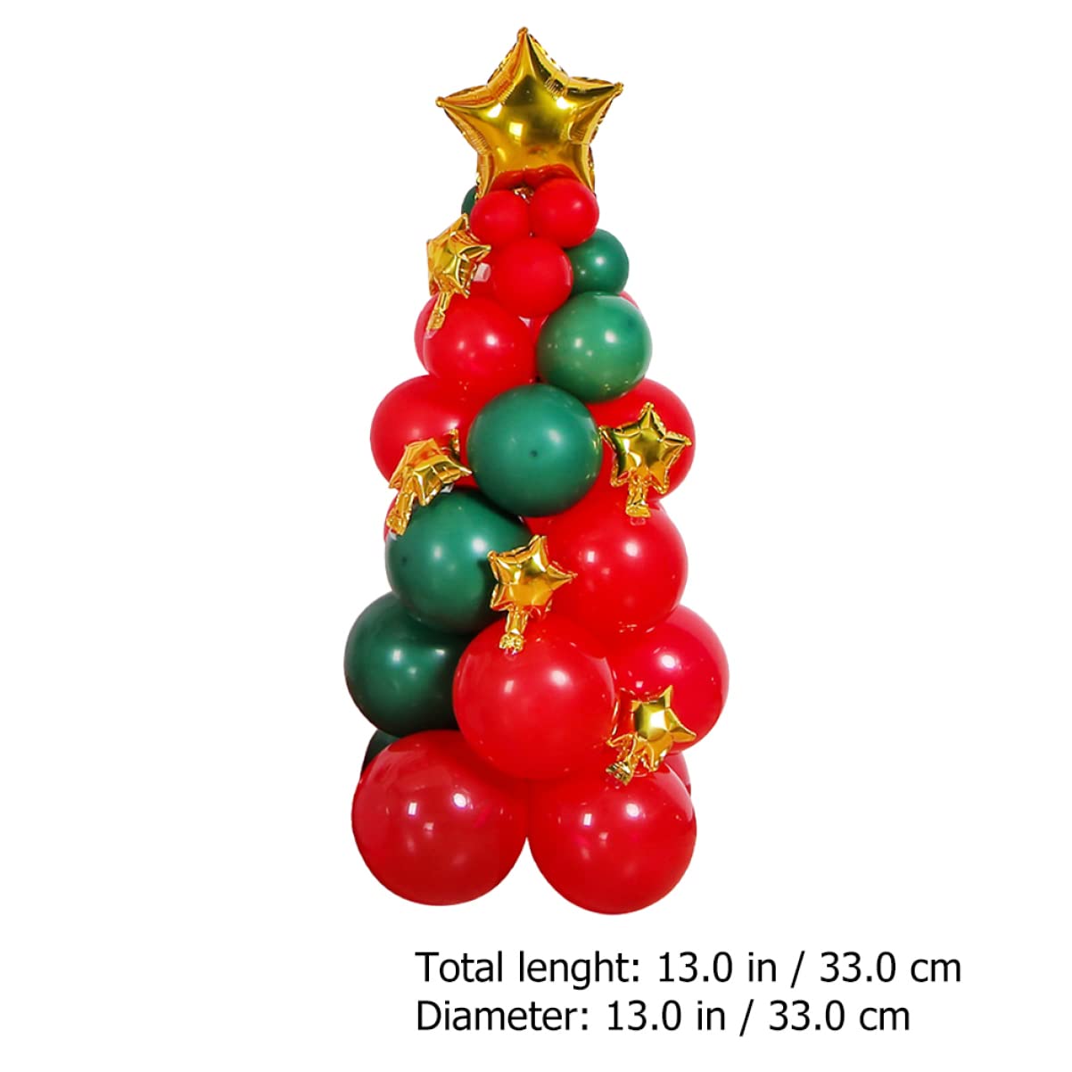 Toyvian 2sets Palloncini Di Natale e Kit Decorazioni Per Feste Natalizie Facile Da Assemblare Per Ghirlande e Atmosfera Festiva