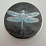 Dragonfly Colorized American Silver Eagle Coin, Collectible Gift